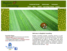 Tablet Screenshot of bugladyconsulting.com